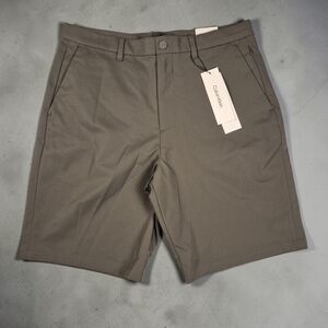 Calvin Klein Shorts Mens 32 Olive Green Polyester Golf Performance 9" NWT
